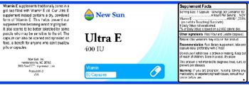 New Sun Ultra E 400 IU - 