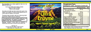 New Sun Ultra Enzyme - supplement