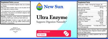 New Sun Ultra Enzyme - supplement