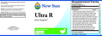 New Sun Ultra R - herbal supplement
