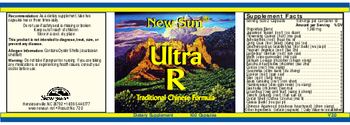 New Sun Ultra R Traditional Chinese Formula - supplement