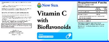 New Sun Vitamin C with Bioflavonoids - supplement