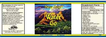 New Sun Water Go - supplement