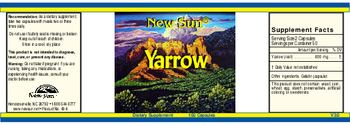 New Sun Yarrow - supplement