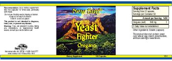 New Sun Yeast Fighter Oregano - supplement