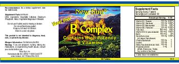 New Sun Yeast Free B Complex - supplement