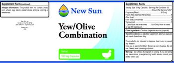 New Sun Yew/Olive Combination - herbal