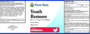 New Sun Youth Restorer - supplement