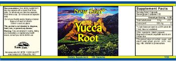New Sun Yucca Root - supplement