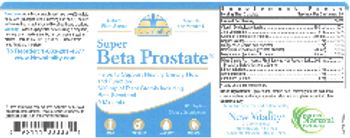 New Vitality Super Beta Prostate - supplement
