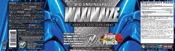 New Whey Nutrition Bio Engineered Waximaize Fruit Punch - supplement
