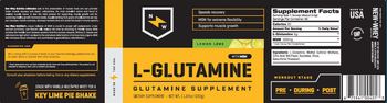 New Whey Nutrition L-Glutamine With MSM Lemon Lime - supplement