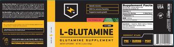 New Whey Nutrition L-Glutamine With MSM Watermelon - glutemine supplement