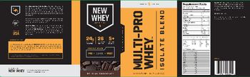 New Whey Nutrition Multi-Pro Whey Belgian Chocolate - supplement