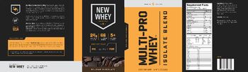 New Whey Nutrition Multi-Pro Whey Belgian Chocolate - supplement