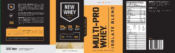 New Whey Nutrition Multi-Pro Whey Vanilla Cream - supplement