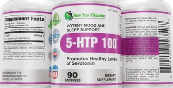 New You Vitamins 5-HTP 100 - supplement
