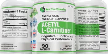 New You Vitamins Acetyl L-Carnitine - supplement