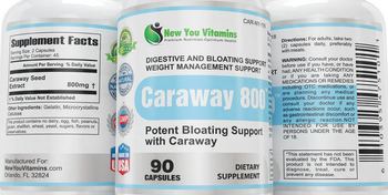 New You Vitamins Caraway 800 - supplement