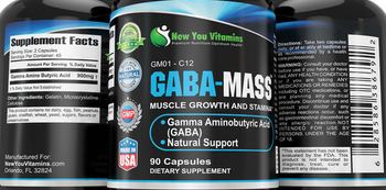 New You Vitamins GABA-Mass - supplement