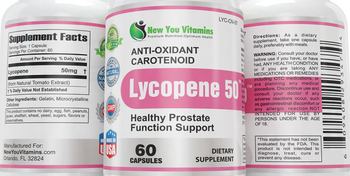 New You Vitamins Lycopene 50 - supplement