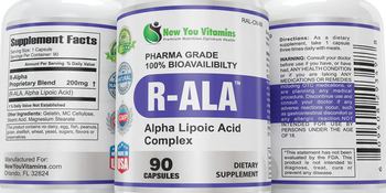 New You Vitamins R-ALA - supplement