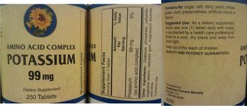 Newflower Farmers Markets Amino Acid Complex Potassium 99 mg - supplement