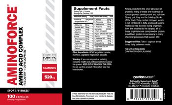 NewtonEverett AminoForce 520 mg - supplement