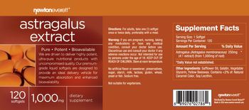 NewtonEverett Astragalus Extract 1,000 mg - supplement