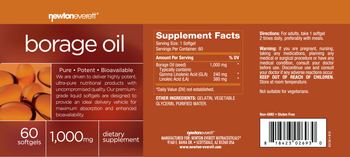 NewtonEverett Borage Oil 1,000 mg - supplement