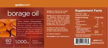 NewtonEverett Borage Oil - supplement