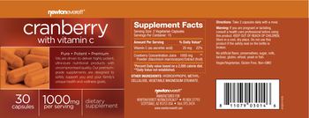 NewtonEverett Cranberry 1000 mg with Vitamin C - supplement