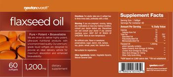 NewtonEverett Flaxseed Oil - supplement