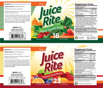 NewtonEverett Juice Rite Organic Vegetable Blend - supplement