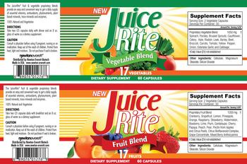 NewtonEverett Juice Rite Vegetable Blend - supplement