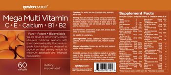NewtonEverett Mega Multi Vitamin C + E + Calcium + B1 + B2 - supplement