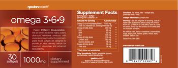 NewtonEverett Omega 3-6-9 1000 mg - supplement