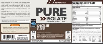 NewtonEverett Pure Isolate Chocolate Flavor - supplement