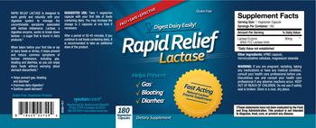 NewtonEverett Rapid Relief Lactase - supplement