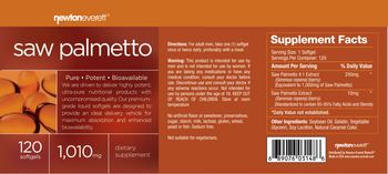 NewtonEverett Saw Palmetto - supplement