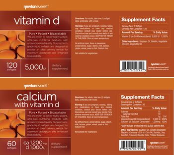 NewtonEverett Vitamin D 5,000 IU - supplement