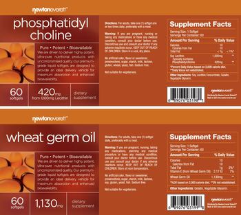 NewtonEverett Wheat Germ Oil - supplement