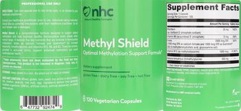 NHC Natural Healthy Concepts Methyl Shield - supplement
