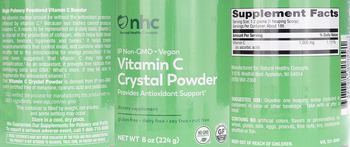 NHC Natural Healthy Concepts Vitamin C Crystal Powder - supplement