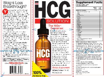 NiGen BioTech, LLC The HCG Solution - supplement