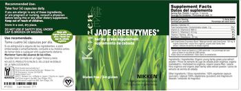 Nikken Kenzen Jade Greenzymes - barley grass supplement