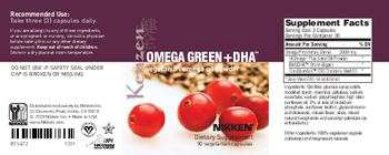 Nikken Kenzen Omega Green + DHA - supplement