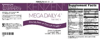 Nikken Wellness Kenzen Mega Daily 4 for Men - supplement