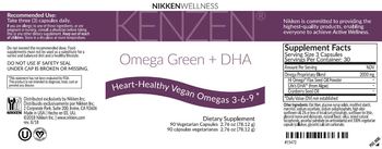 Nikken Wellness Kenzen Omega Green + DHA - supplement
