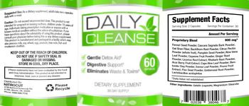 Nitrocut Daily Cleanse - supplement